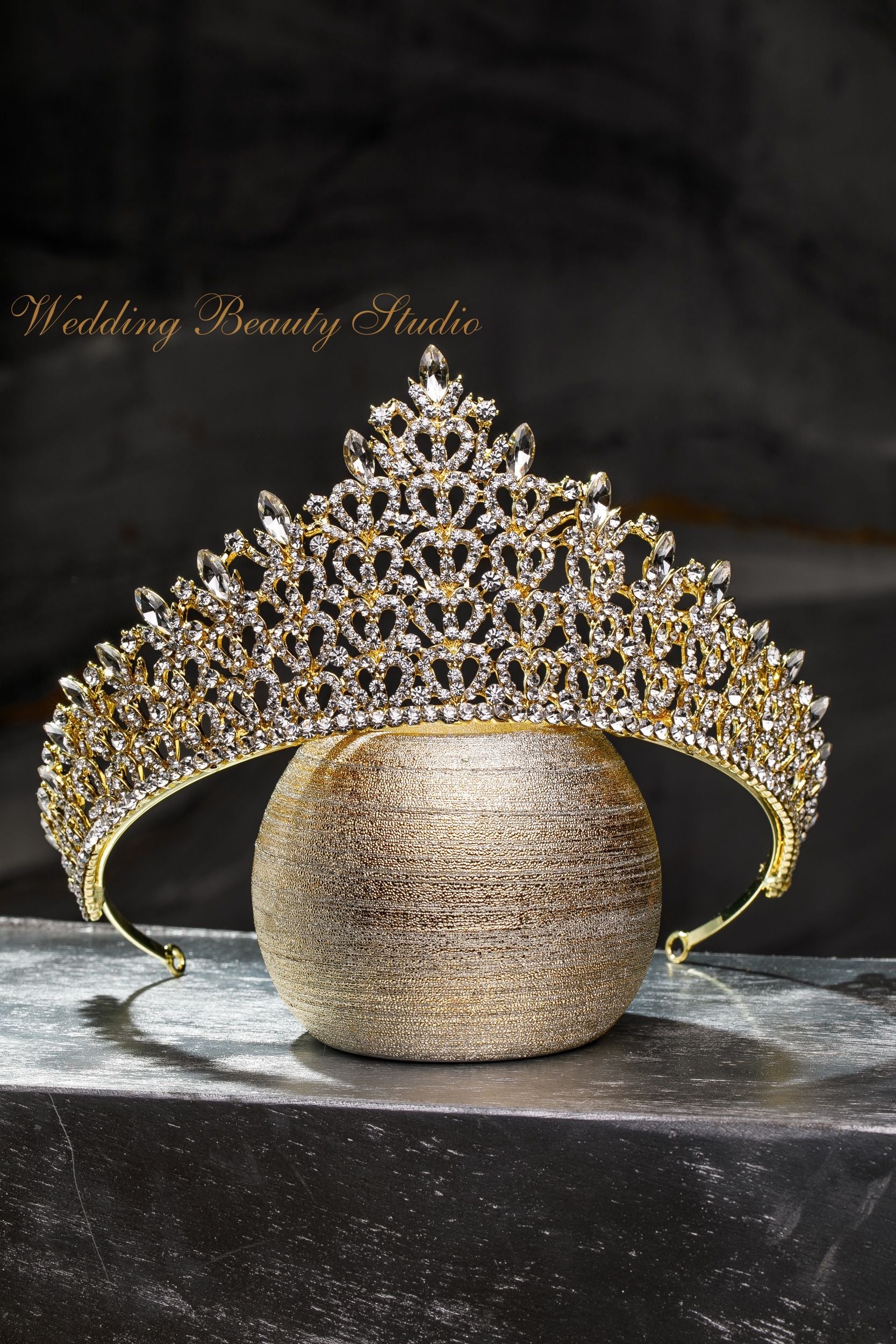 gold tiara